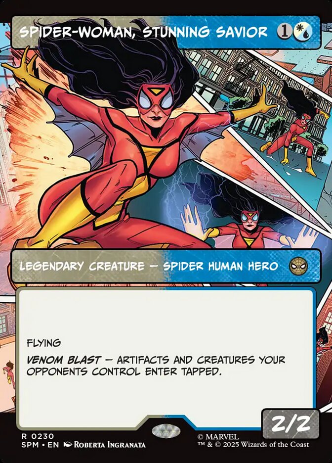 Spider-Woman, Stunning Savior, Marvel'S Spider-Man Card Art