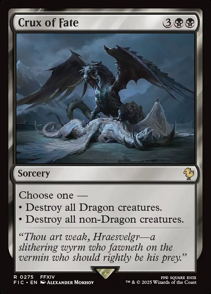 Crux of Fate, Final fantasy commander Card Art