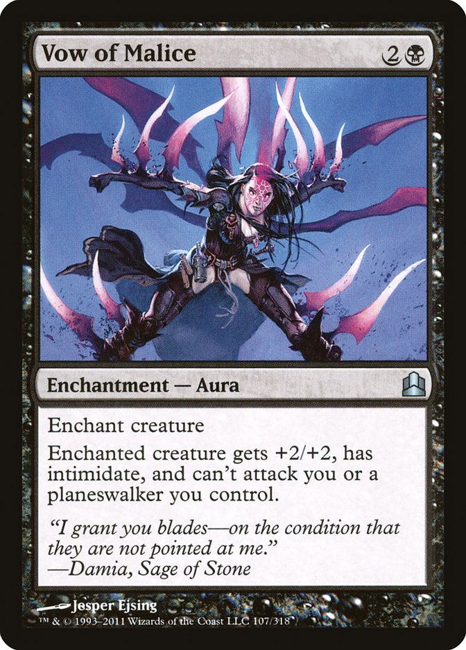 Vow of Malice, Commander 2011 Card Art