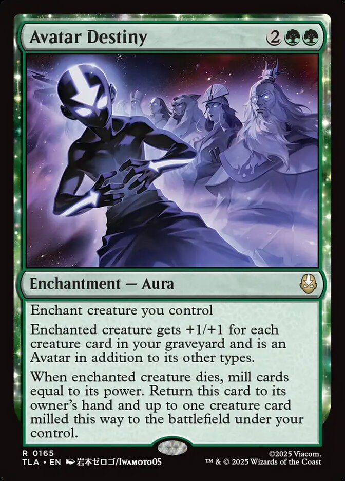 Avatar Destiny, Avatar: The Last Airbender Card Art