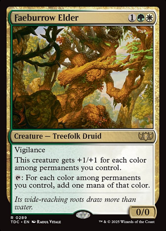 Faeburrow Elder, Tarkir: Dragonstorm Commander Card Art