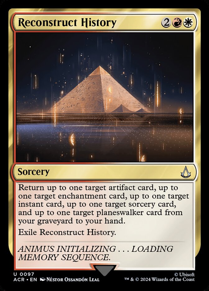 Reconstruct History, Assassin'S Creed Card Art