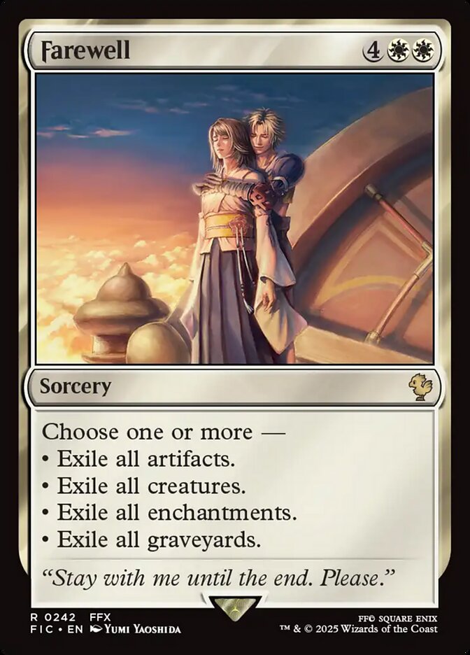 Farewell, Final fantasy commander Card Art
