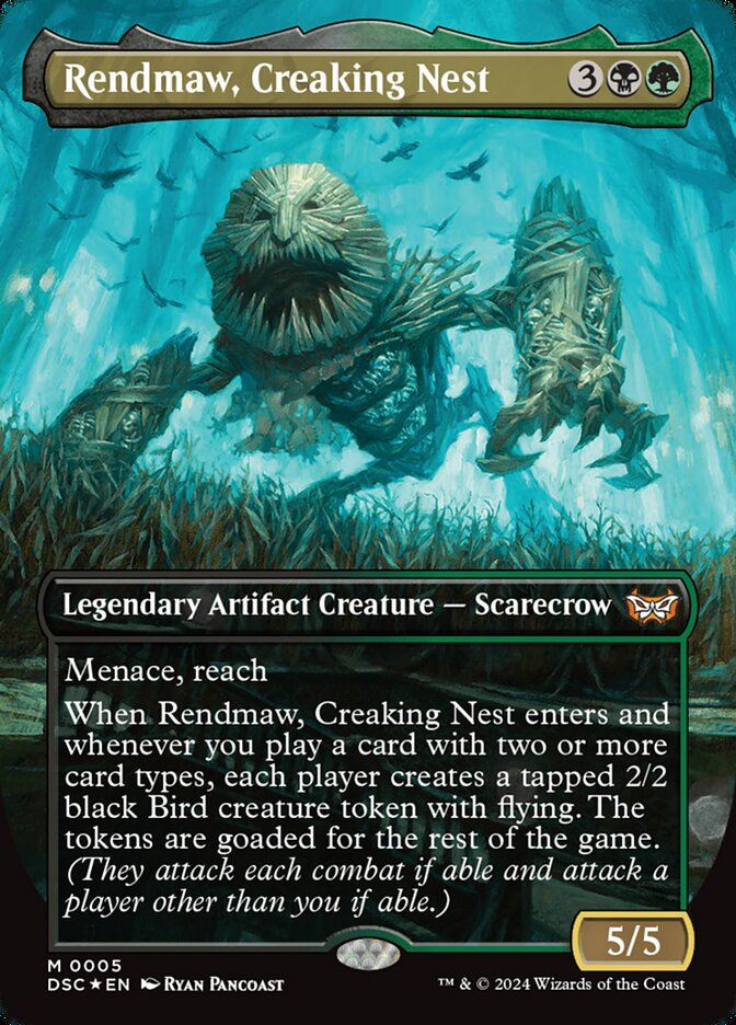 Rendmaw, Creaking Nest, Duskmourn: House Of Horror Commander Card Art