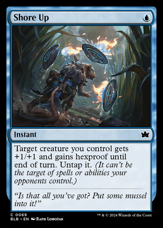 Shore Up, Bloomburrow Card Art