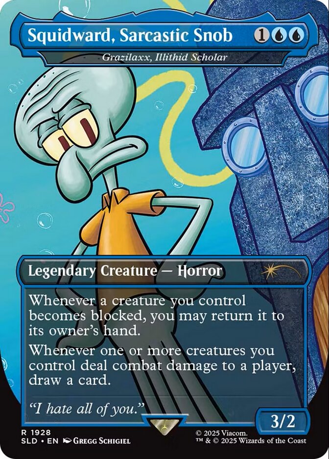 Grazilaxx, Illithid Scholar, Secret Lair Drop Card Art