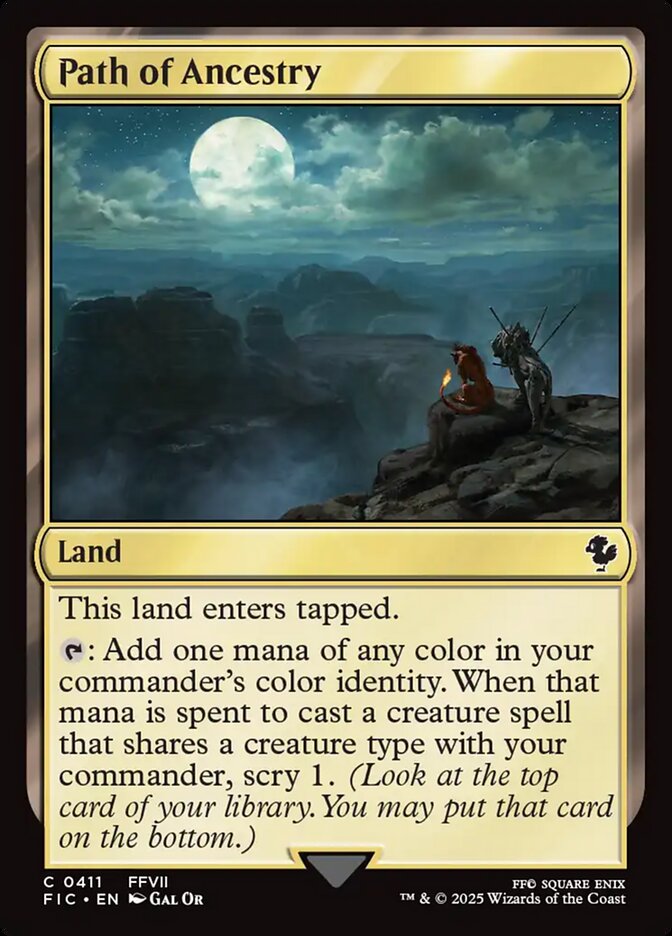 Path of Ancestry, Final fantasy commander Card Art