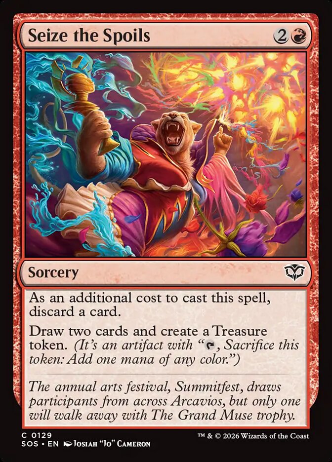 Seize the Spoils, Secrets Of Strixhaven Card Art