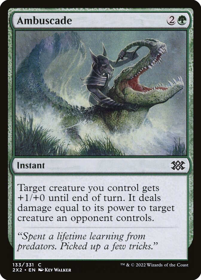 Ambuscade, Double masters 2022 Card Art