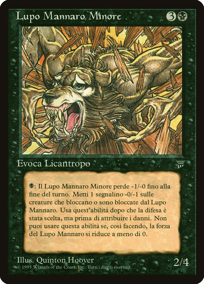 Lesser Werewolf, Legends Card Art