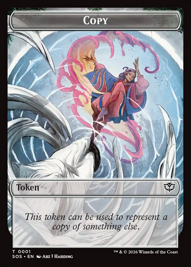 Copy, Secrets Of Strixhaven Tokens Card Art