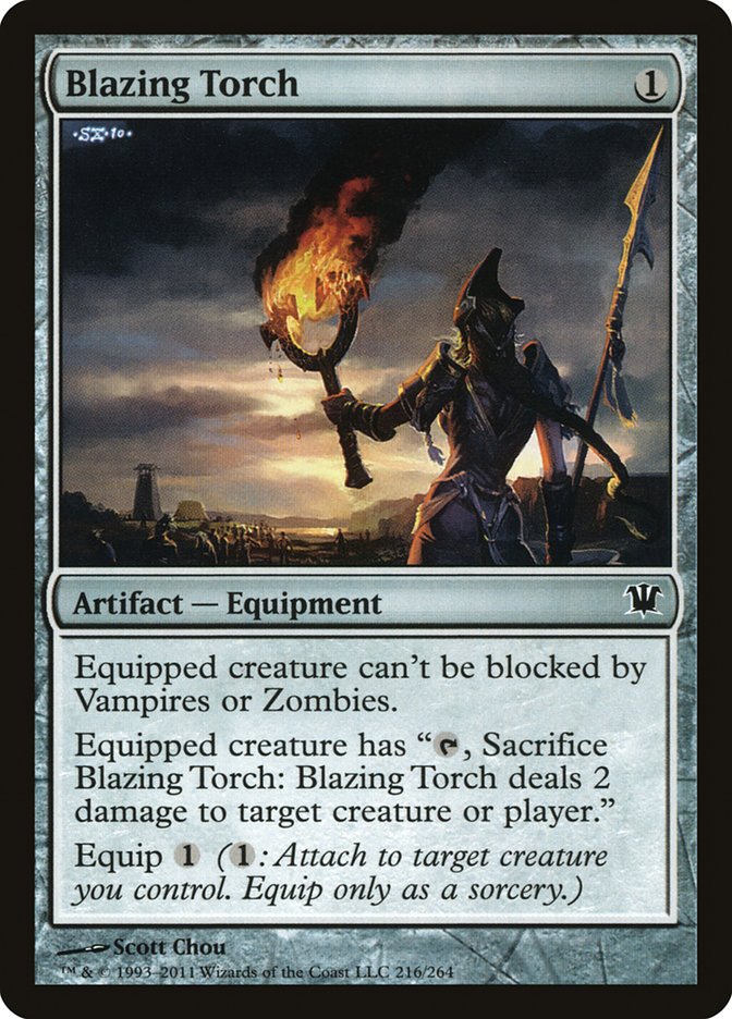 Blazing Torch, Innistrad Card Art