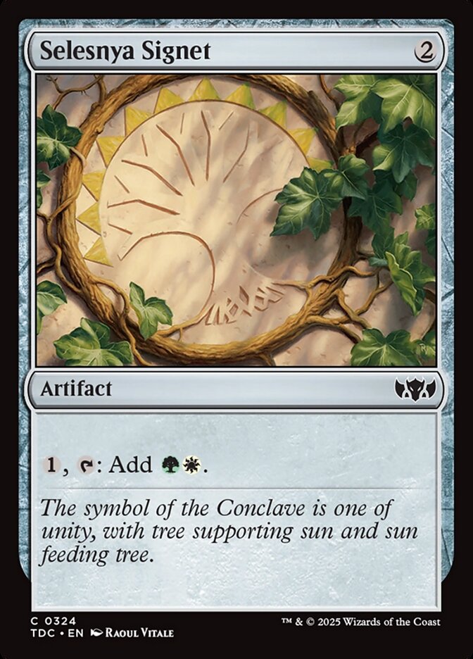 Selesnya Signet, Tarkir: Dragonstorm Commander Card Art
