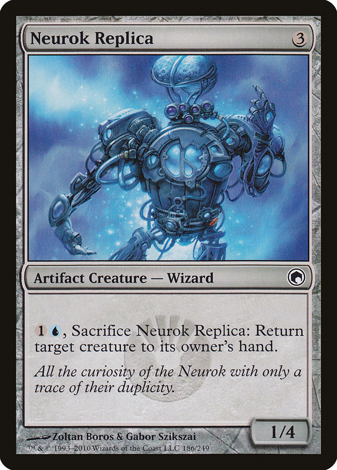 Neurok Replica, Scars of mirrodin Card Art