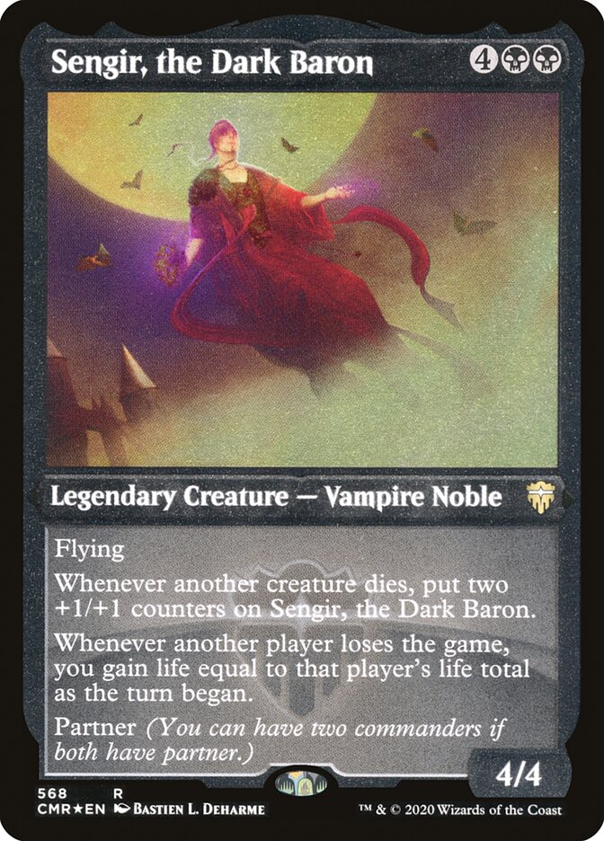 Sengir, the Dark Baron, Commander legends Card Art