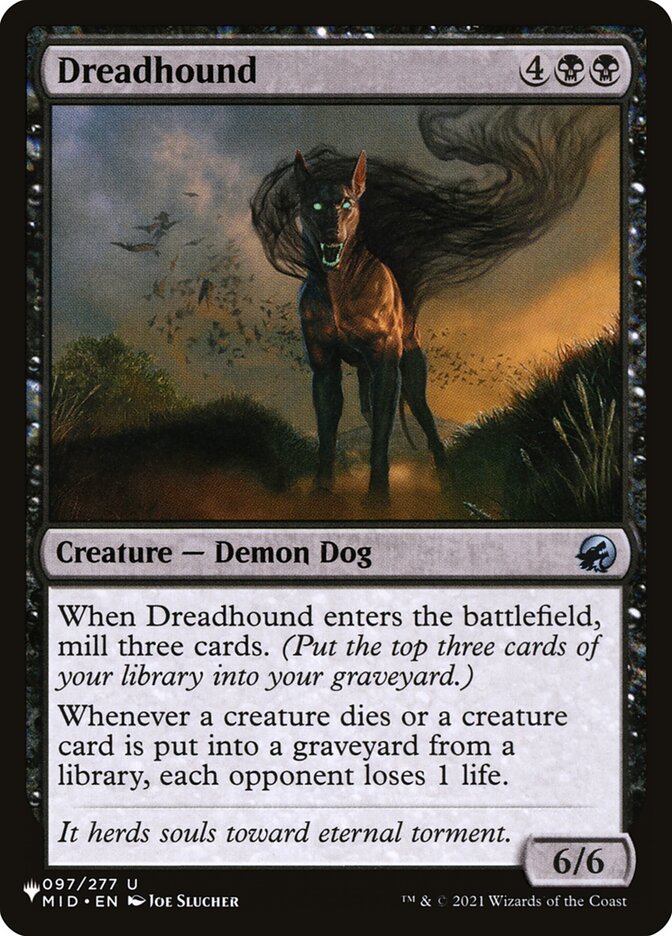 Dreadhound, The List Card Art