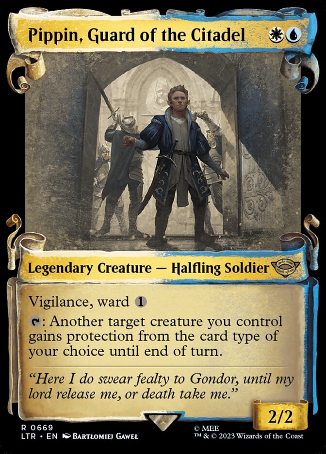 Pippin, Guard of the Citadel, The Lord Of The Rings: Tales Of Middle-Earth Card Art