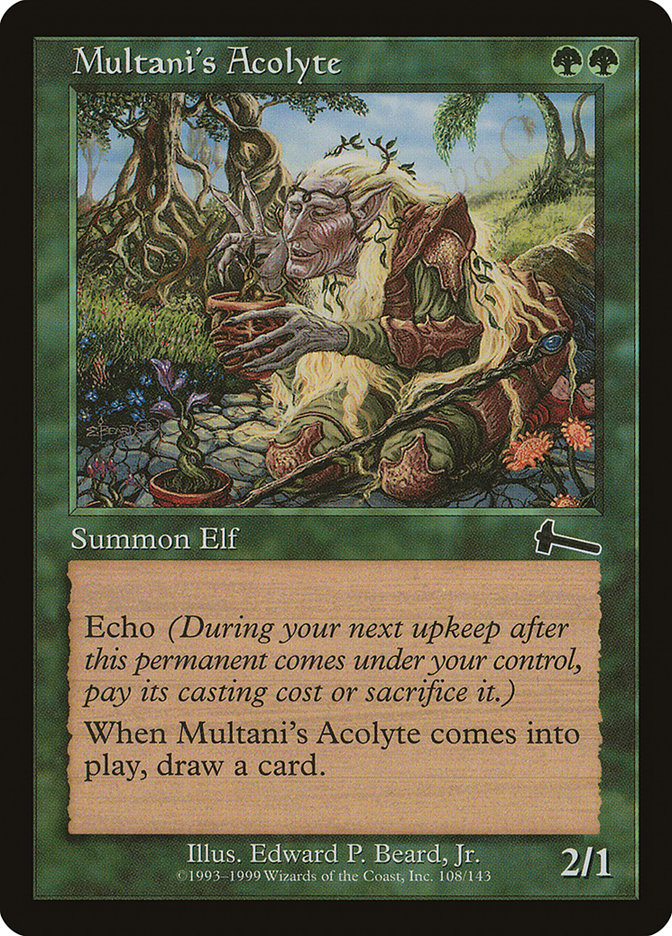 Multani's Acolyte, Urza's legacy Card Art
