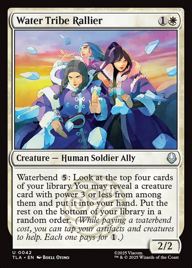 Water Tribe Rallier, Avatar: The Last Airbender Card Art