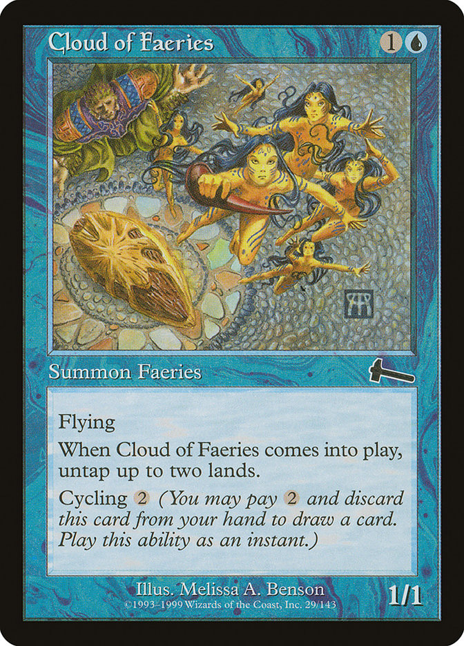 Cloud of Faeries, Urza's legacy Card Art