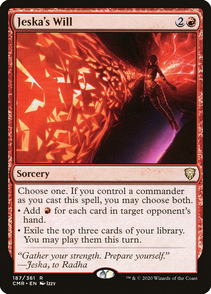 Jeska's Will, Commander legends Card Art