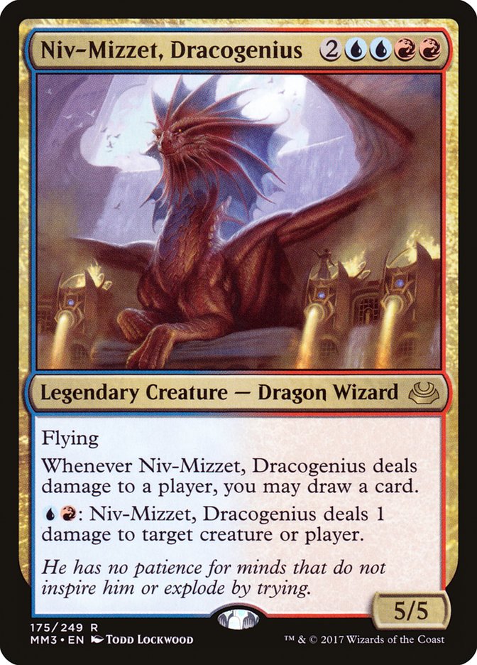 Niv-Mizzet, Dracogenius - Foil