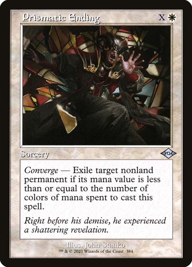 Prismatic Ending, Modern horizons 2 Card Art
