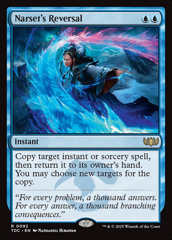Narset's Reversal, Tarkir: Dragonstorm Commander Card Art