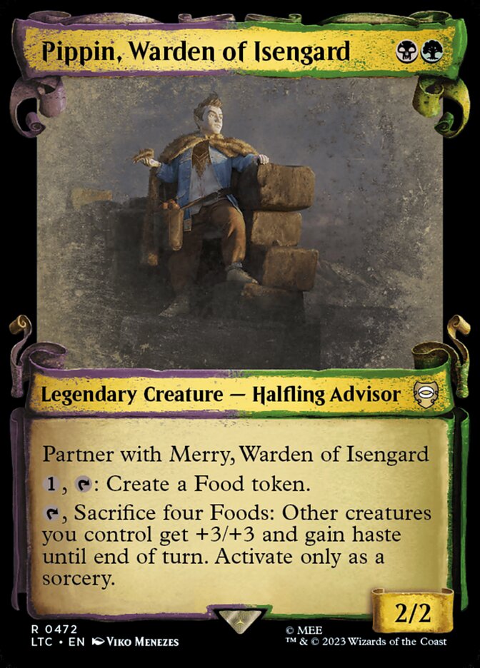 Pippin, Warden of Isengard, Tales Of Middle-Earth Commander Card Art