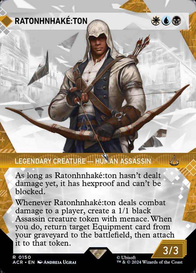 Ratonhnhaké꞉ton, Assassin'S Creed Card Art