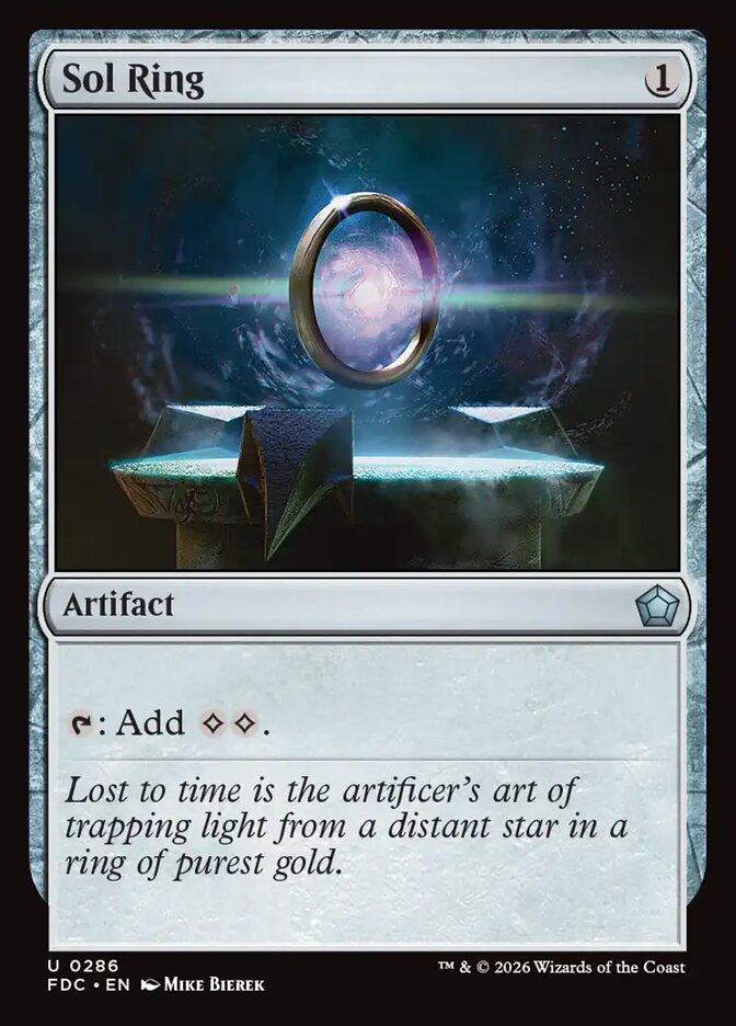 Sol Ring, Foundations Commander Card Art