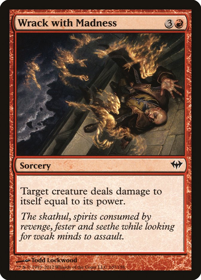Wrack with Madness, Dark Ascension Card Art