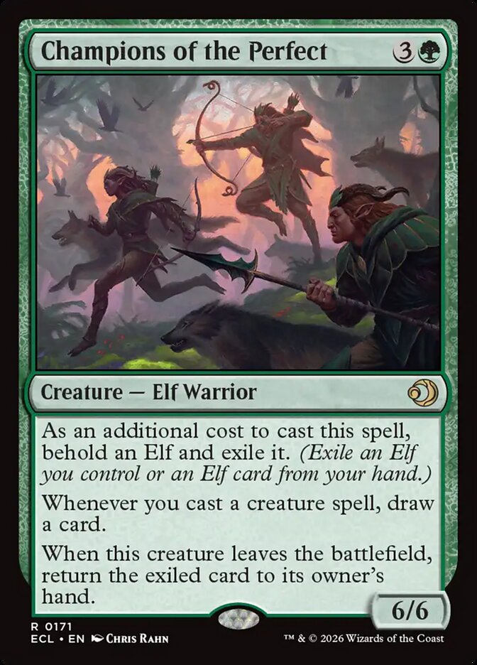 Champions of the Perfect, Lorwyn Eclipsed Card Art