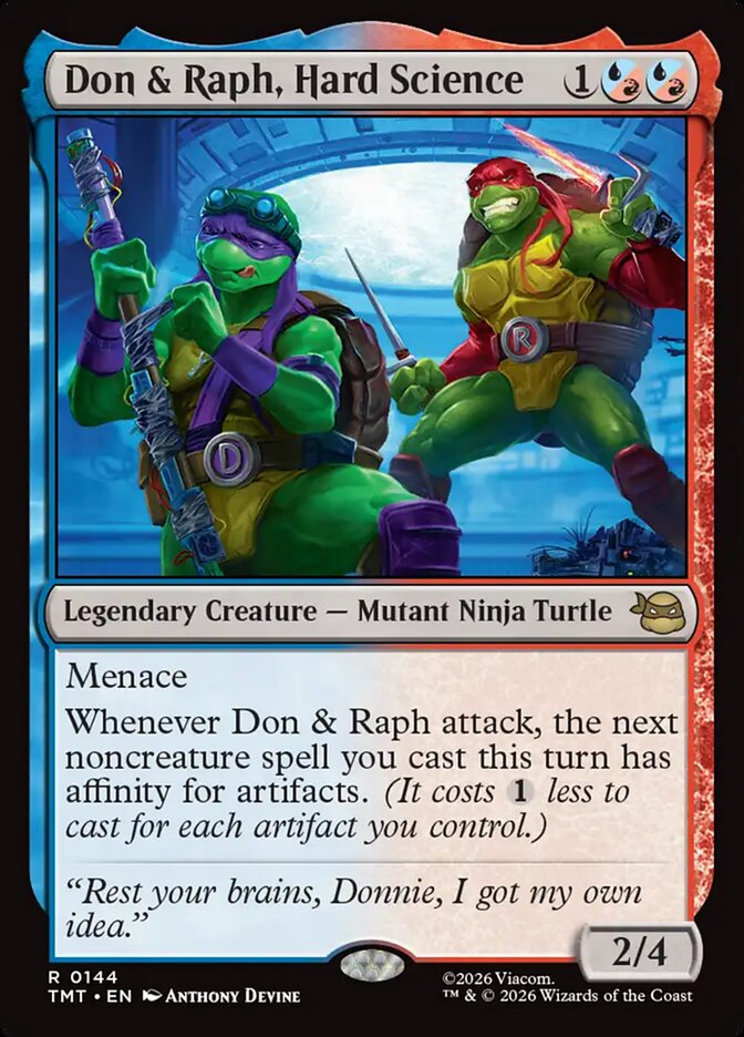 Don & Raph, Hard Science, Teenage Mutant Ninja Turtles Card Art