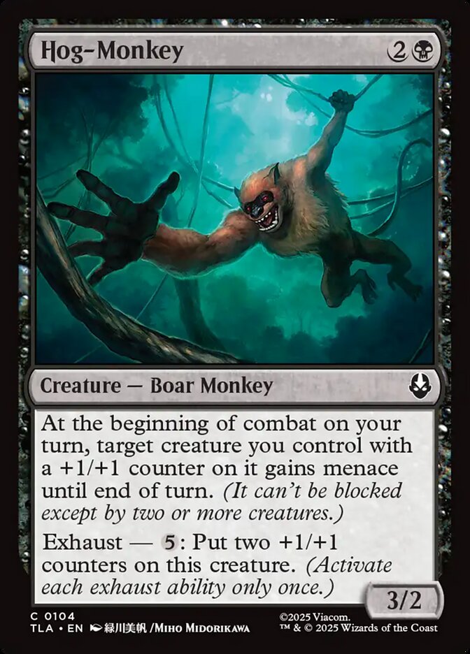 Hog-Monkey, Avatar: The Last Airbender Card Art