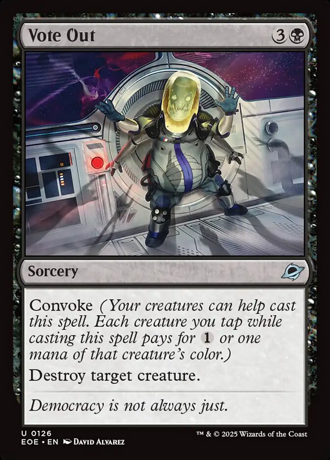 Vote Out, Edge of eternities Card Art
