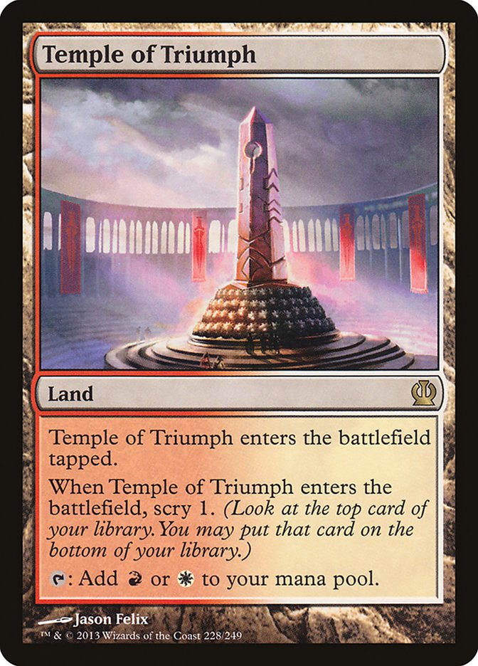 Temple of Triumph, Theros Card Art