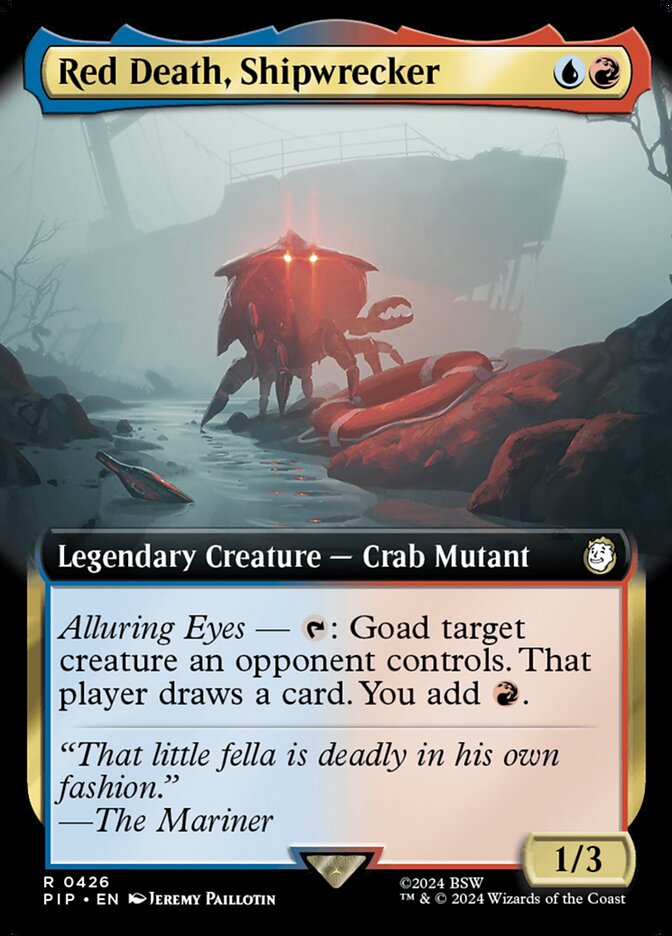 Red Death, Shipwrecker, Fallout Card Art