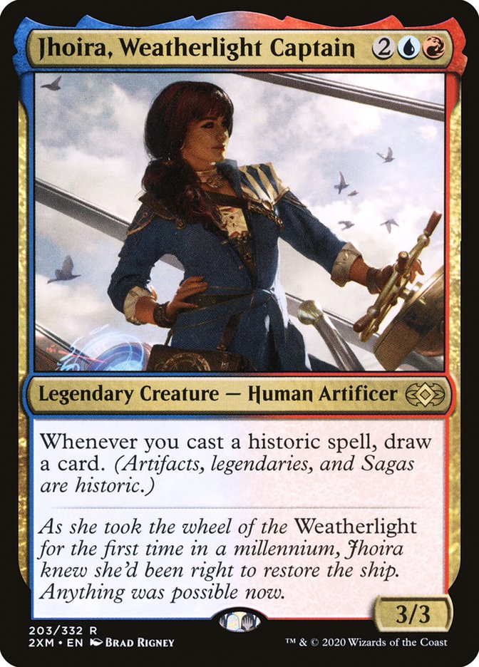 Jhoira, Weatherlight Captain, Double Masters Card Art