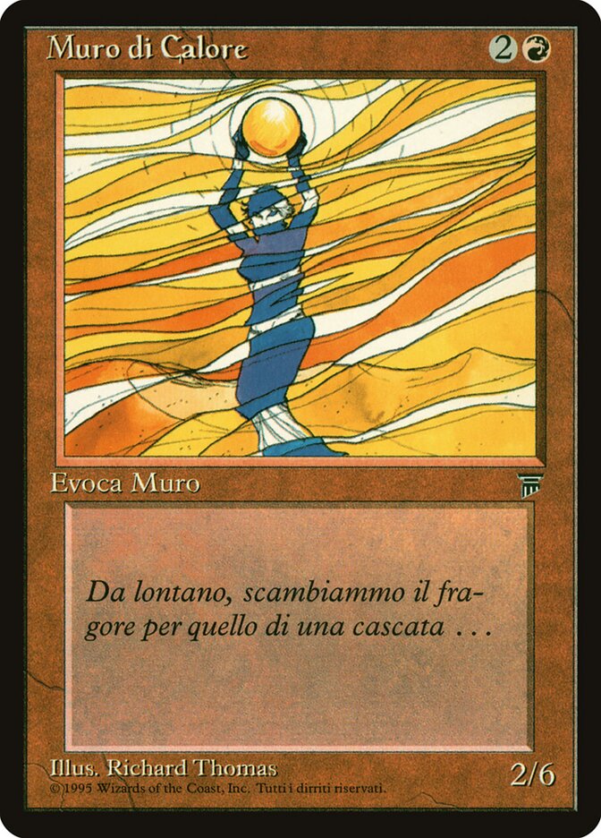 Wall of Heat, Legends Card Art