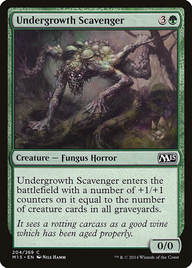 Undergrowth Scavenger, Magic 2015 Card Art