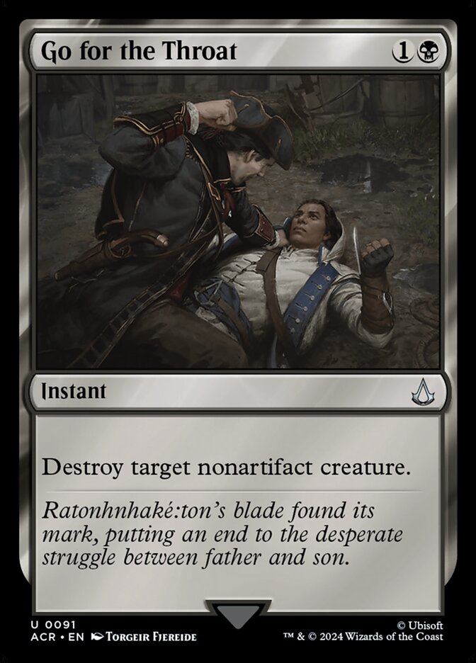 Go for the Throat, Assassin'S Creed Card Art