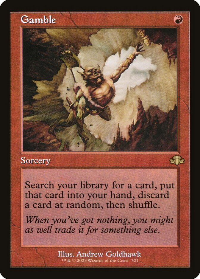 Gamble, Dominaria Remastered Card Art