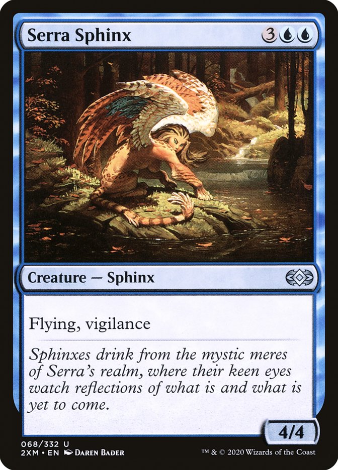 Serra Sphinx, Double masters Card Art