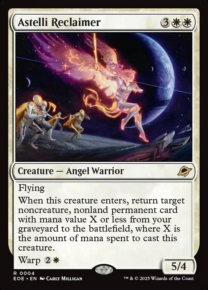 Astelli Reclaimer, Edge of eternities Card Art
