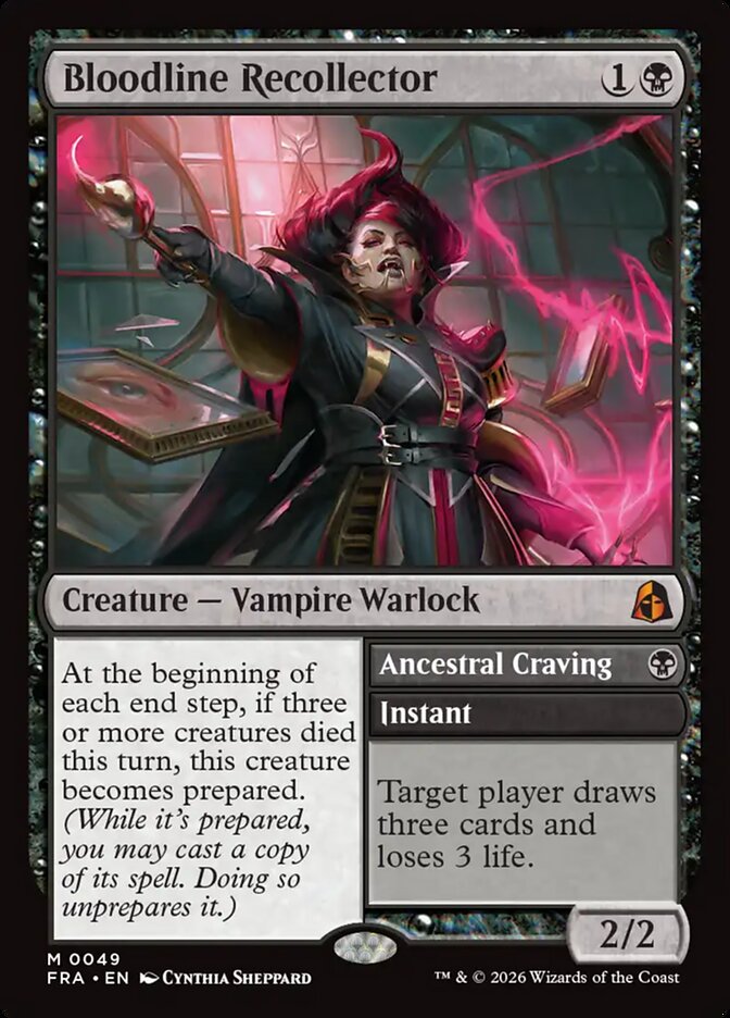 Bloodline Recollector // Ancestral Craving, Reality Fracture Card Art