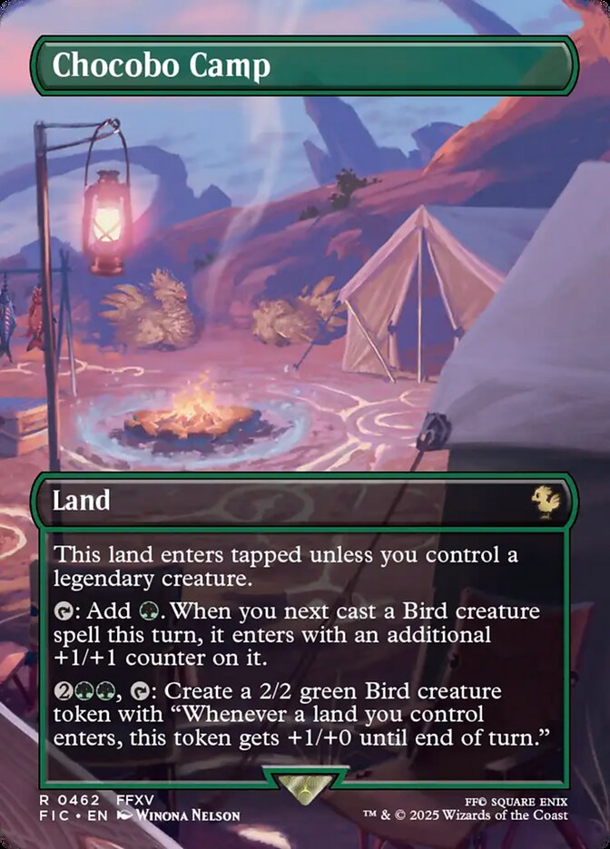 Chocobo Camp, Final Fantasy Commander Card Art