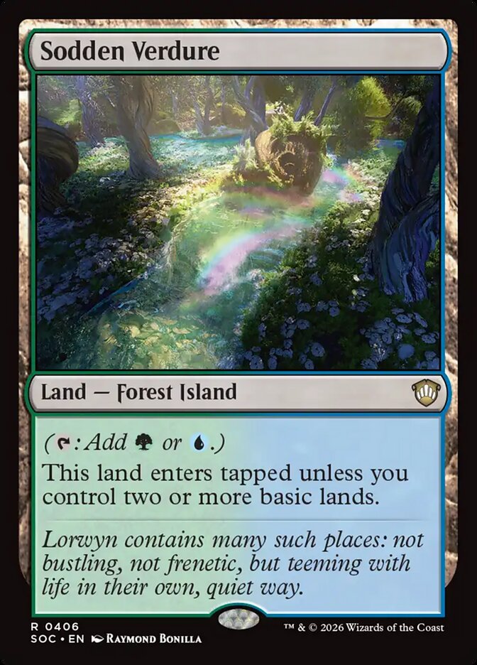 Sodden Verdure, Secrets Of Strixhaven Commander Card Art