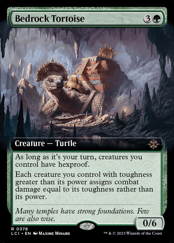Bedrock Tortoise, The Lost Caverns Of Ixalan Card Art