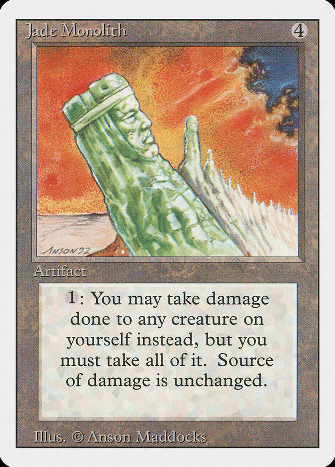 Jade Monolith, Revised edition Card Art